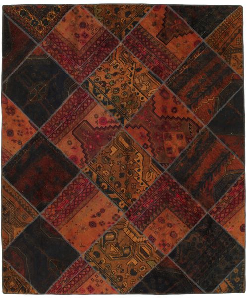 Patchwork Perzisch Tapijt 244x205