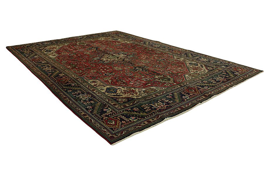 Tabriz - Patina Perzisch Tapijt 344x250 - Afbeelding 1