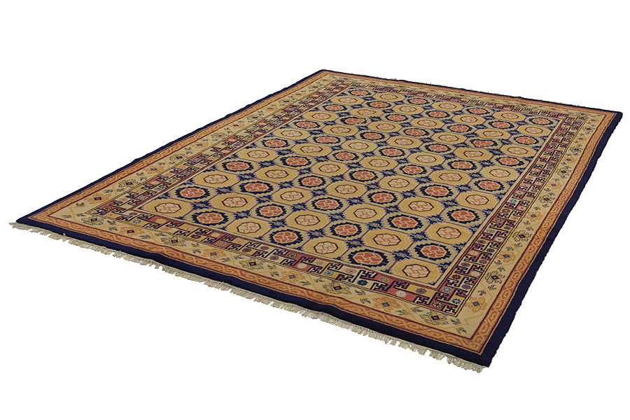 Khotan - Antique Chinees Tapijt 315x228 - Afbeelding 2