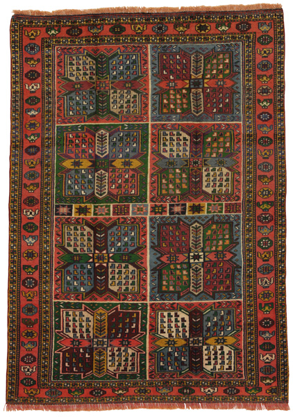 Bakhtiari - old Perzisch Tapijt 170x121