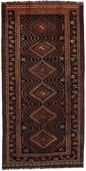 Afshar - old Perzisch Tapijt 280x140