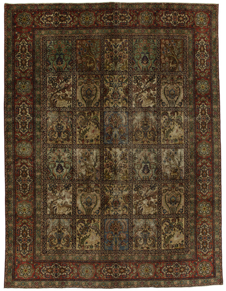 Bakhtiari - old Perzisch Tapijt 396x297