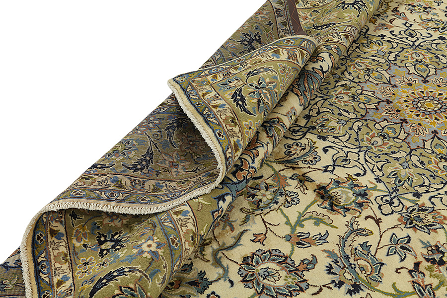 Kashan Perzisch Tapijt 395x288 - Afbeelding 4