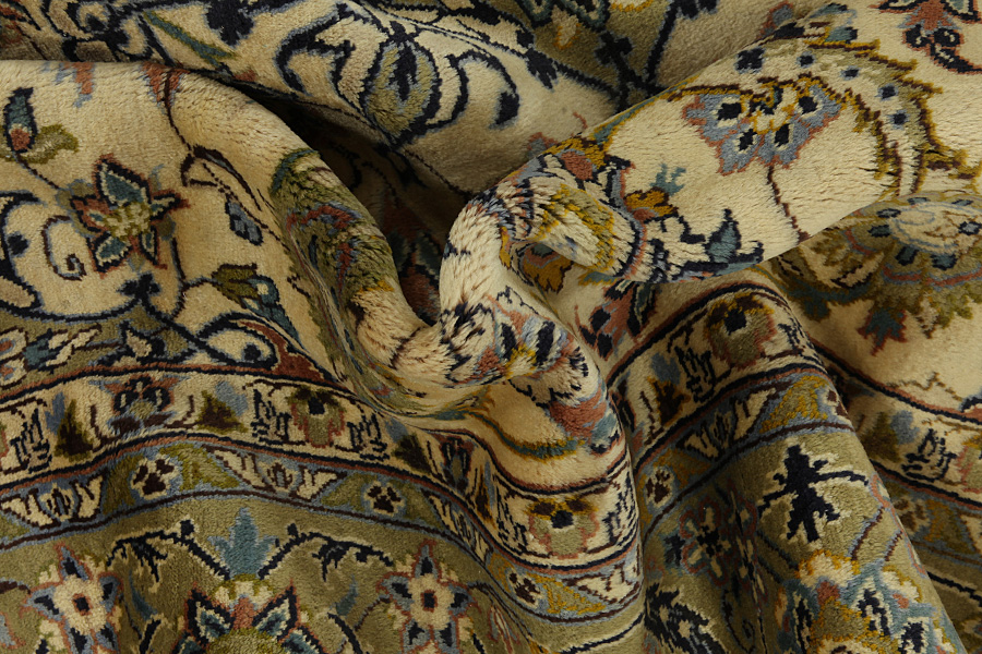 Kashan Perzisch Tapijt 395x288 - Afbeelding 6