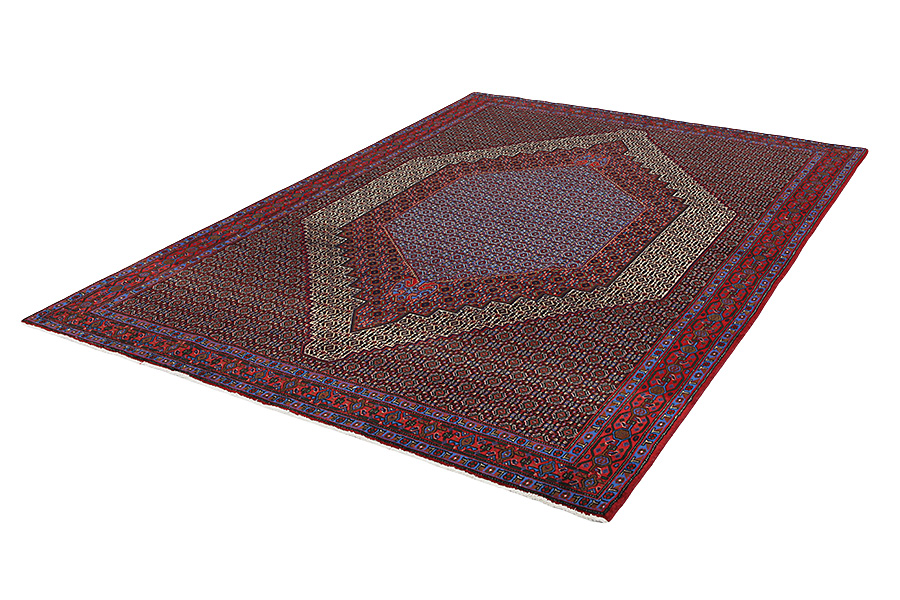 Senneh - Kurdi Perzisch Tapijt 293x202 - Afbeelding 2