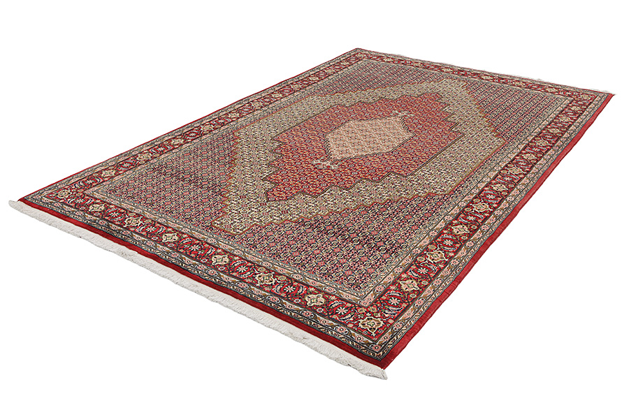Senneh - Kurdi Perzisch Tapijt 319x201 - Afbeelding 2