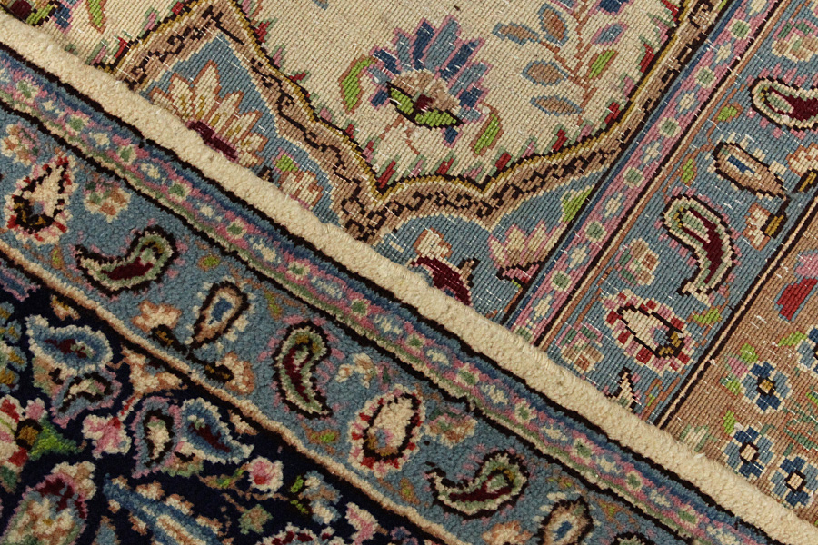 Tabriz - Antique Perzisch Tapijt 414x304 - Afbeelding 5