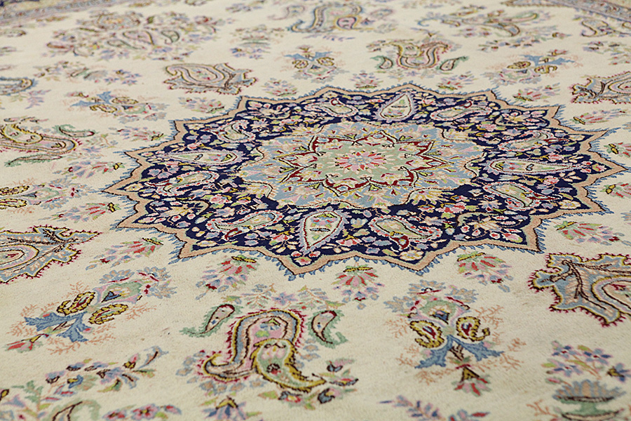 Tabriz - Antique Perzisch Tapijt 414x304 - Afbeelding 9