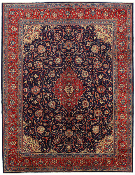 Jozan - Sarouk Perzisch Tapijt 396x303