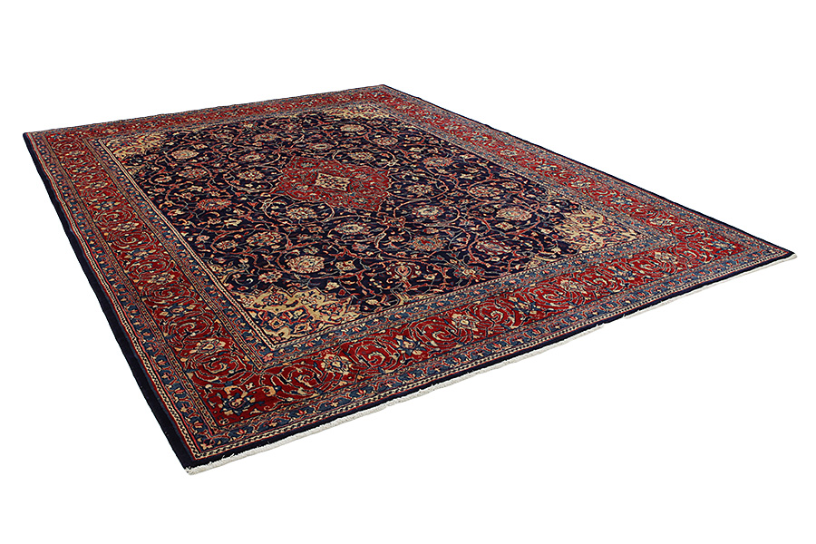 Jozan - Sarouk Perzisch Tapijt 396x303 - Afbeelding 1
