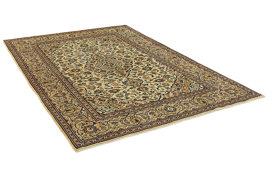 Kashan Perzisch Tapijt 300x196 - Afbeelding 1