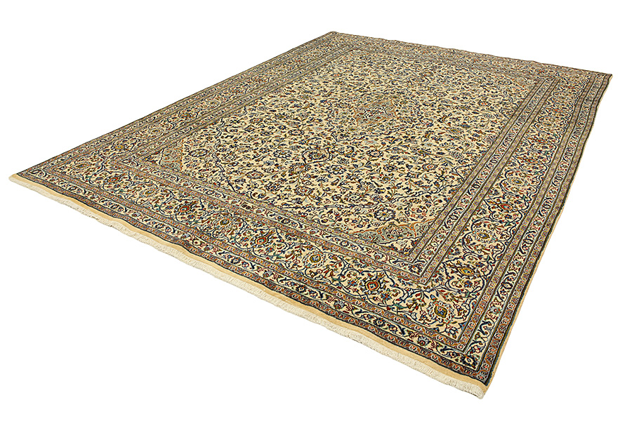 Kashan Perzisch Tapijt 394x298 - Afbeelding 2