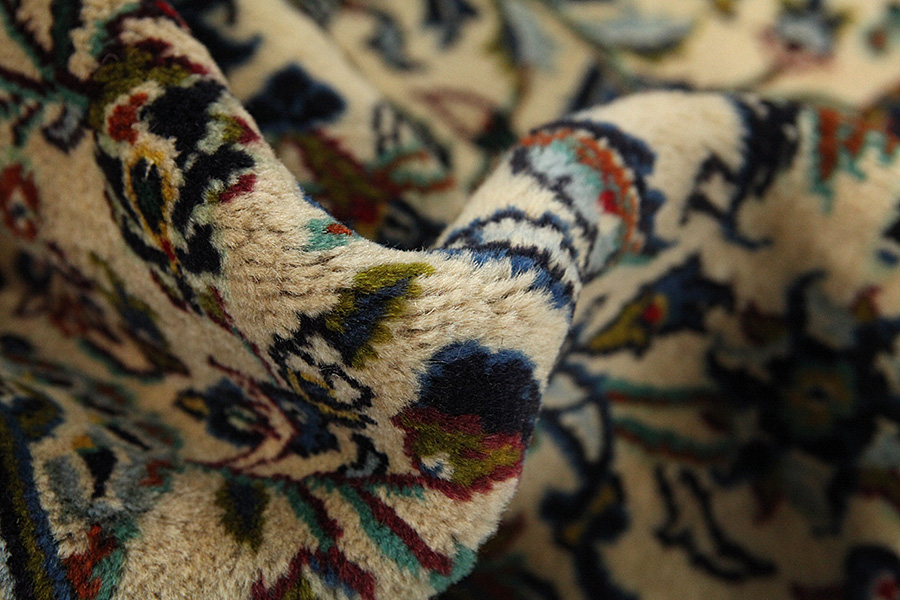 Kashan Perzisch Tapijt 394x298 - Afbeelding 6