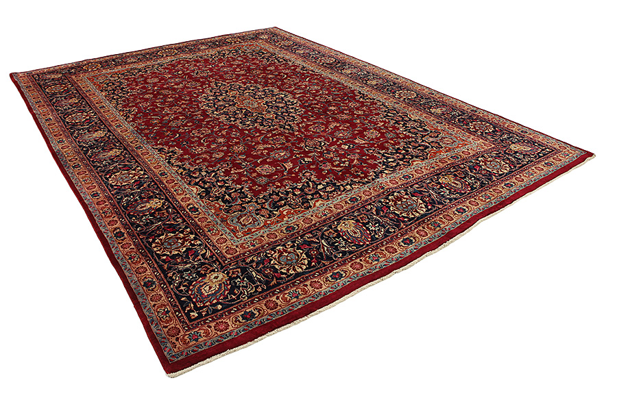 Tabriz Perzisch Tapijt 392x295 - Afbeelding 1