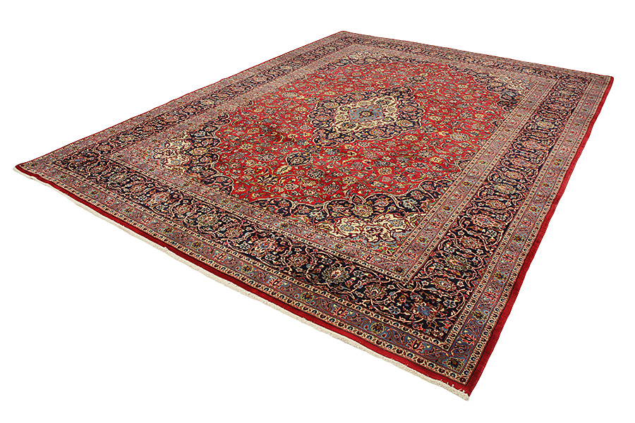 Kashan Perzisch Tapijt 406x308 - Afbeelding 2