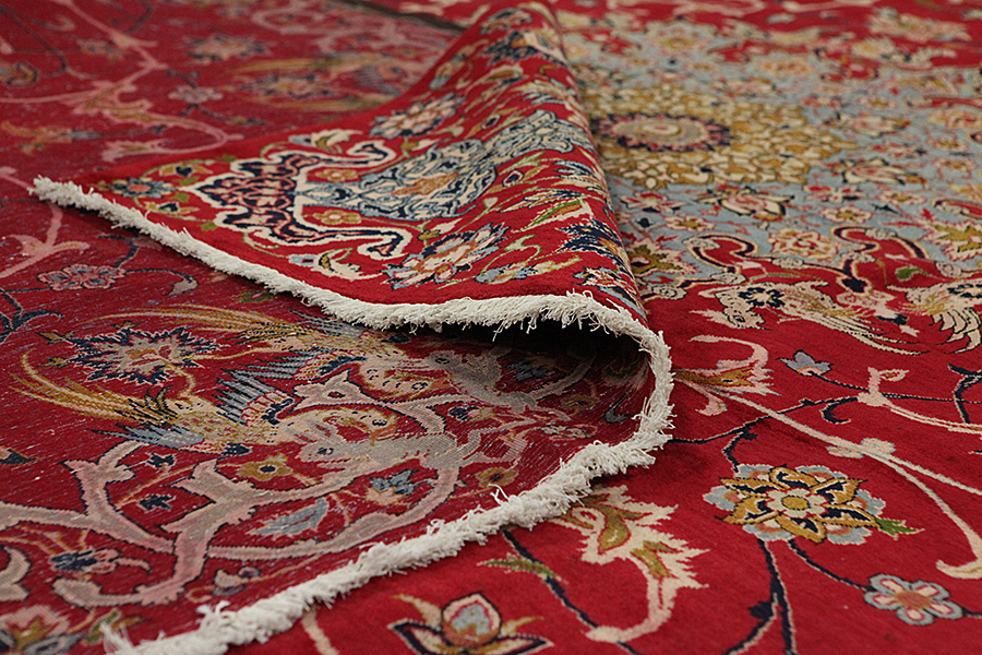 Isfahan Perzisch Tapijt 406x288 - Afbeelding 4