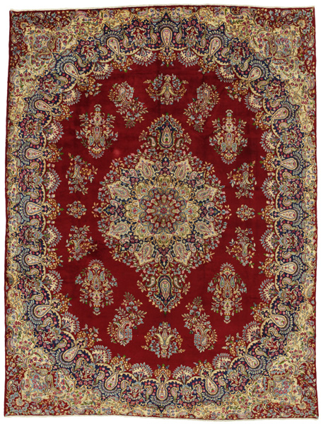 Kerman - old Perzisch Tapijt 356x270