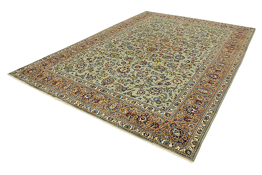 Kashan Perzisch Tapijt 395x277 - Afbeelding 2