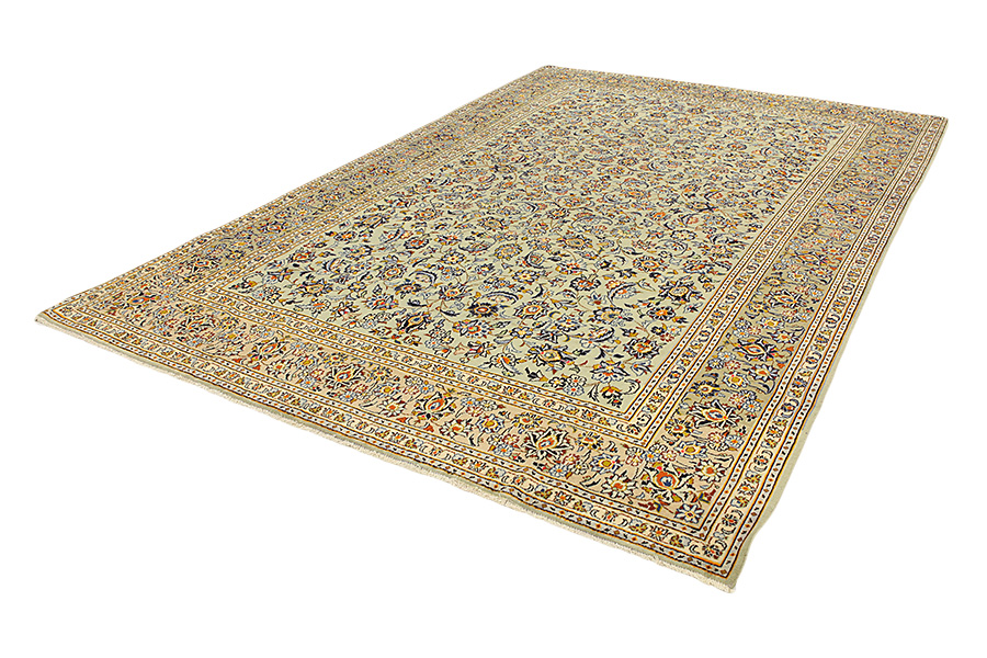 Kashan Perzisch Tapijt 386x262 - Afbeelding 2