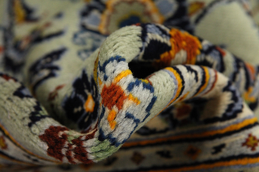 Kashan Perzisch Tapijt 386x262 - Afbeelding 6