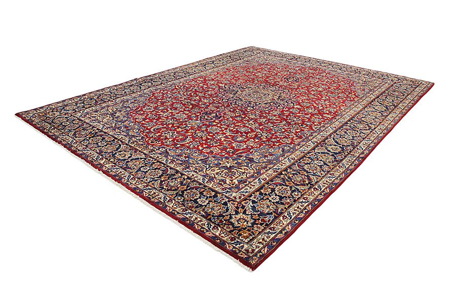 Isfahan - old Perzisch Tapijt 397x295 - Afbeelding 2