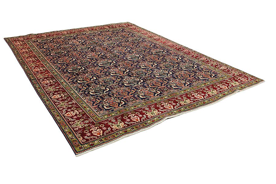 Tabriz - old Perzisch Tapijt 322x253 - Afbeelding 1
