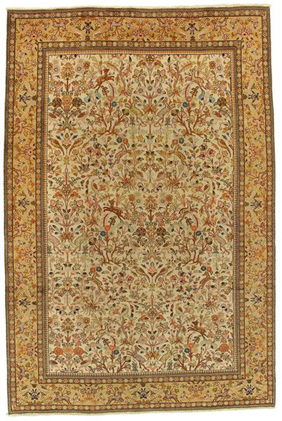 Tabriz - old Perzisch Tapijt 287x190