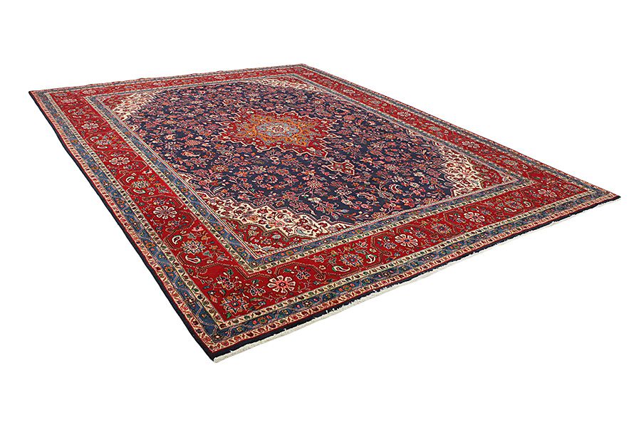 Jozan - Sarouk Perzisch Tapijt 393x310 - Afbeelding 1