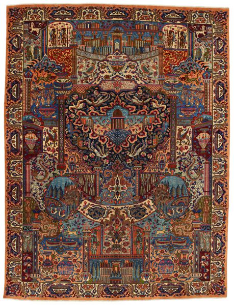 Kashmar - Mashad Perzisch Tapijt 390x293