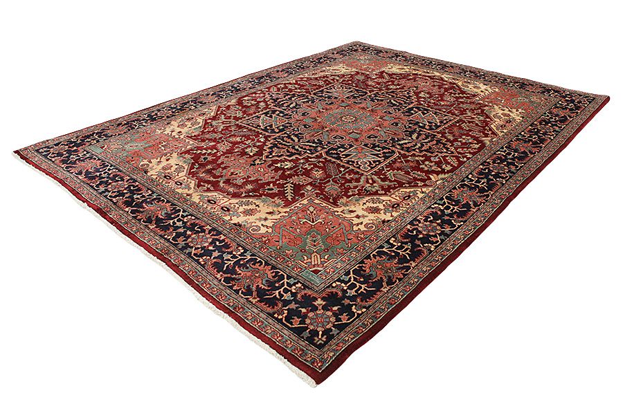 Sarab - Heriz Perzisch Tapijt 357x270 - Afbeelding 2