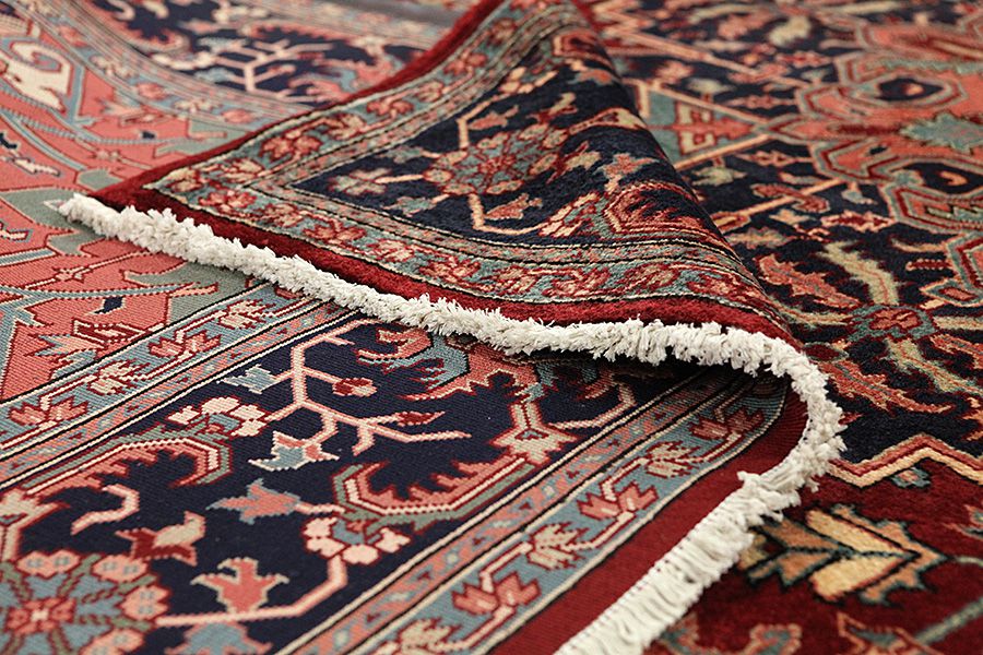 Sarab - Heriz Perzisch Tapijt 357x270 - Afbeelding 4