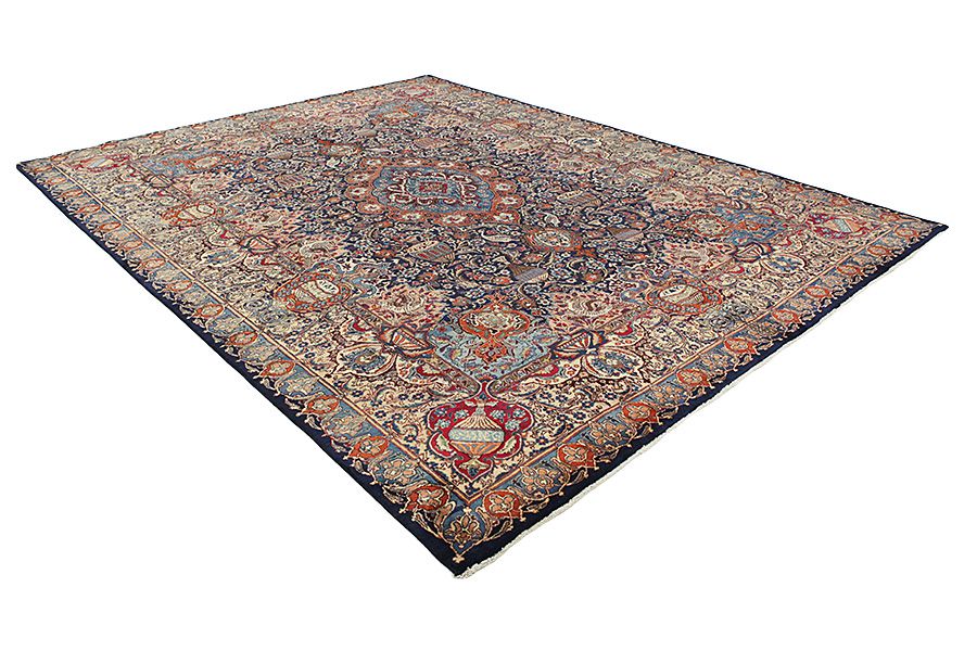 Kashmar - Mashad Perzisch Tapijt 390x295 - Afbeelding 1