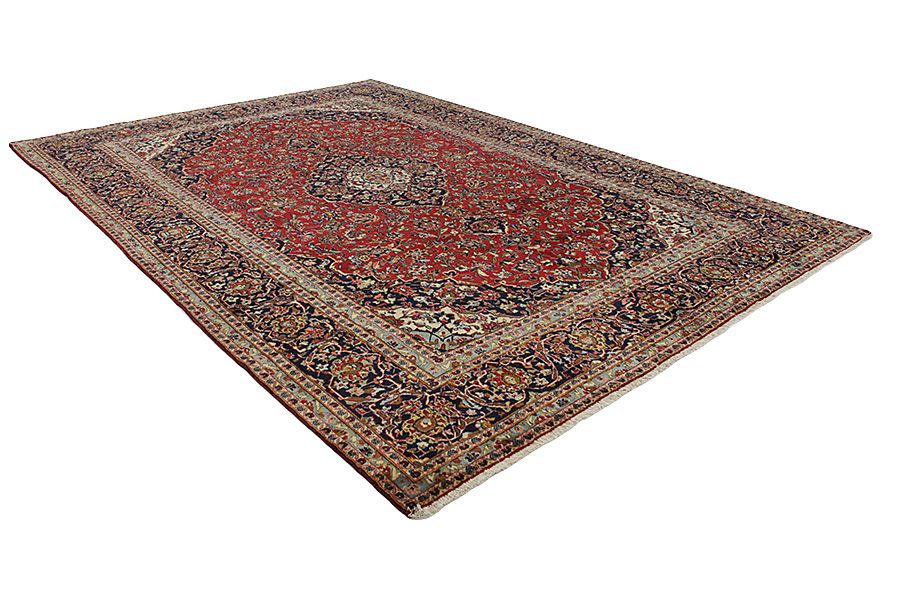 Kashan Perzisch Tapijt 421x297 - Afbeelding 1