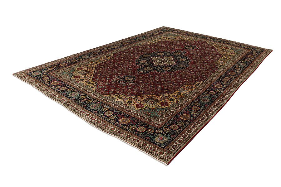 Tabriz Perzisch Tapijt 355x255 - Afbeelding 2
