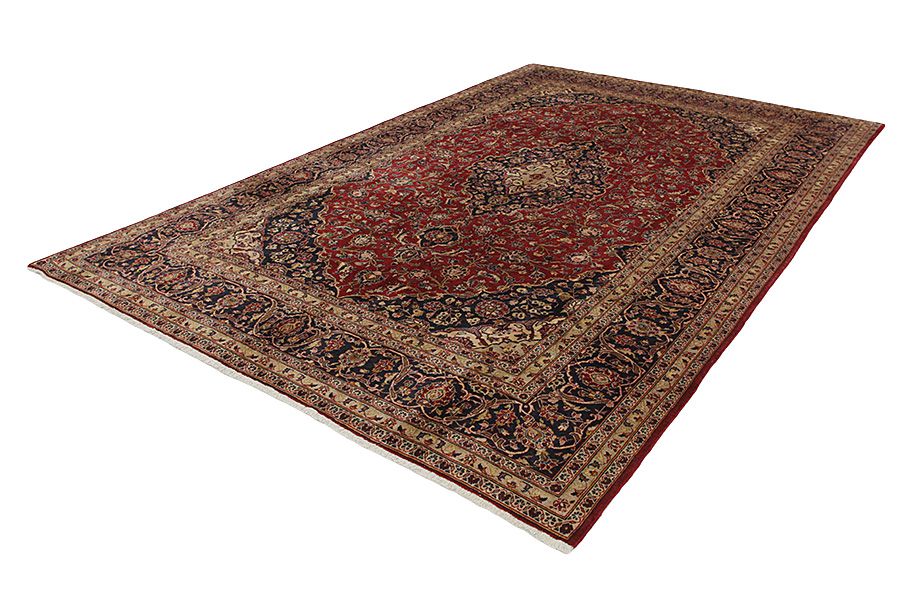 Kashan Perzisch Tapijt 380x250 - Afbeelding 2
