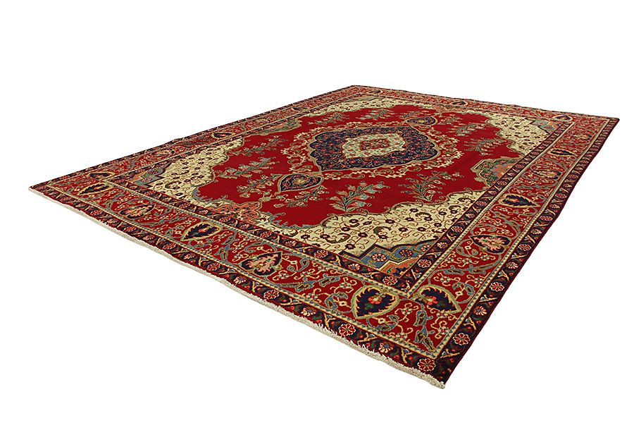 Tabriz Perzisch Tapijt 394x292 - Afbeelding 2