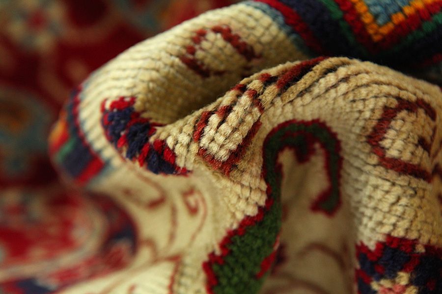 Tabriz Perzisch Tapijt 394x292 - Afbeelding 6