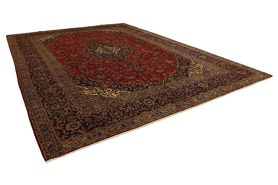 Kashan Perzisch Tapijt 400x293 - Afbeelding 1