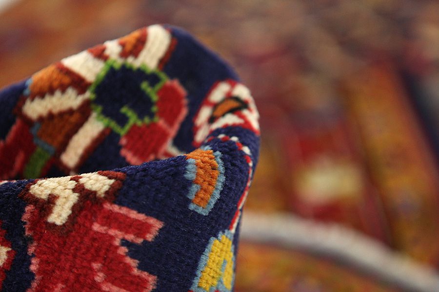 Farahan - Sarouk Perzisch Tapijt 324x128 - Afbeelding 6