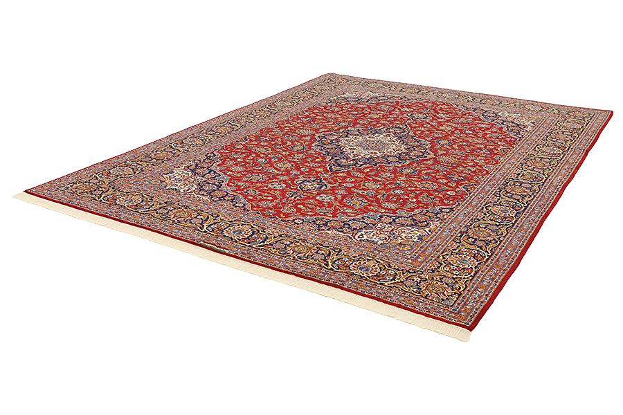 Kashan Perzisch Tapijt 368x270 - Afbeelding 2