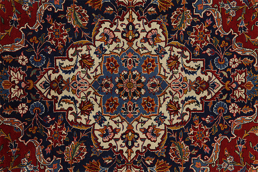 Kashan Perzisch Tapijt 368x270 - Afbeelding 13
