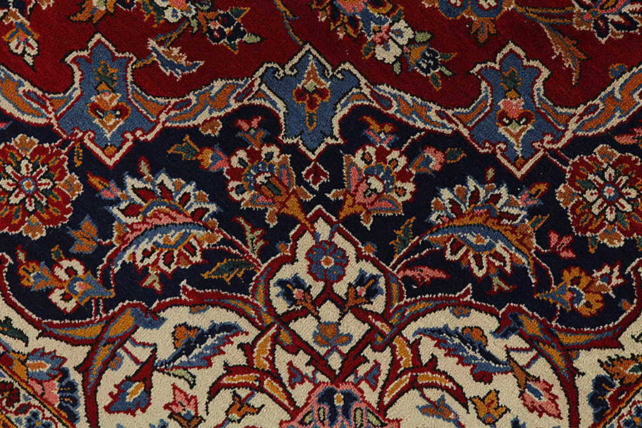 Kashan Perzisch Tapijt 368x270 - Afbeelding 15
