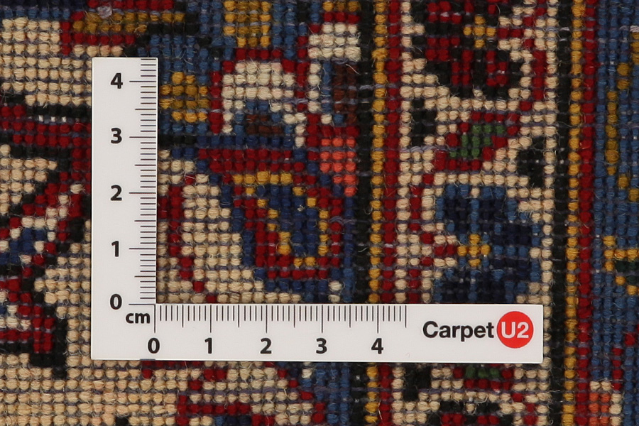 Kashan Perzisch Tapijt 394x306 - Afbeelding 4