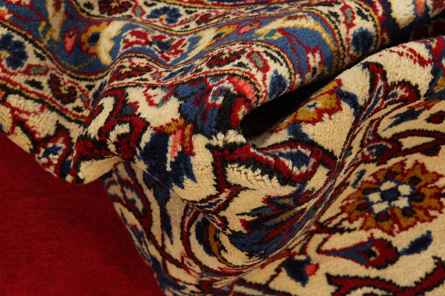 Kashan Perzisch Tapijt 394x306 - Afbeelding 10