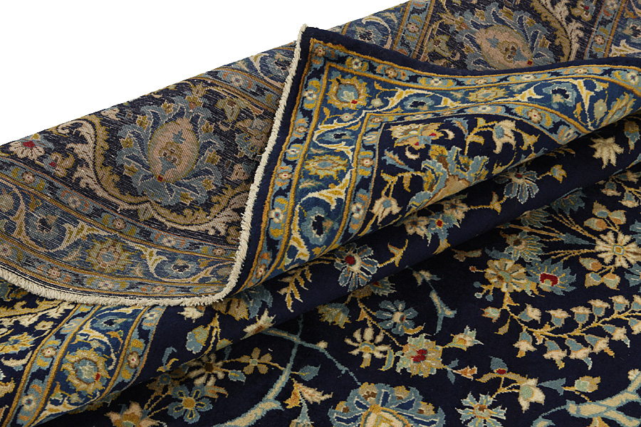 Kashan Perzisch Tapijt 381x280 - Afbeelding 5