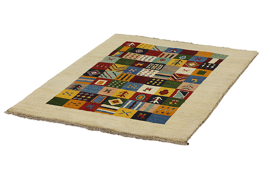 Gabbeh - Bakhtiari Perzisch Tapijt 153x109 - Afbeelding 2