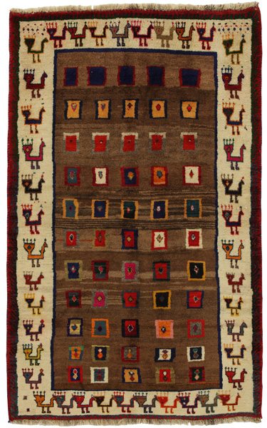 Gabbeh - Bakhtiari Perzisch Tapijt 200x124