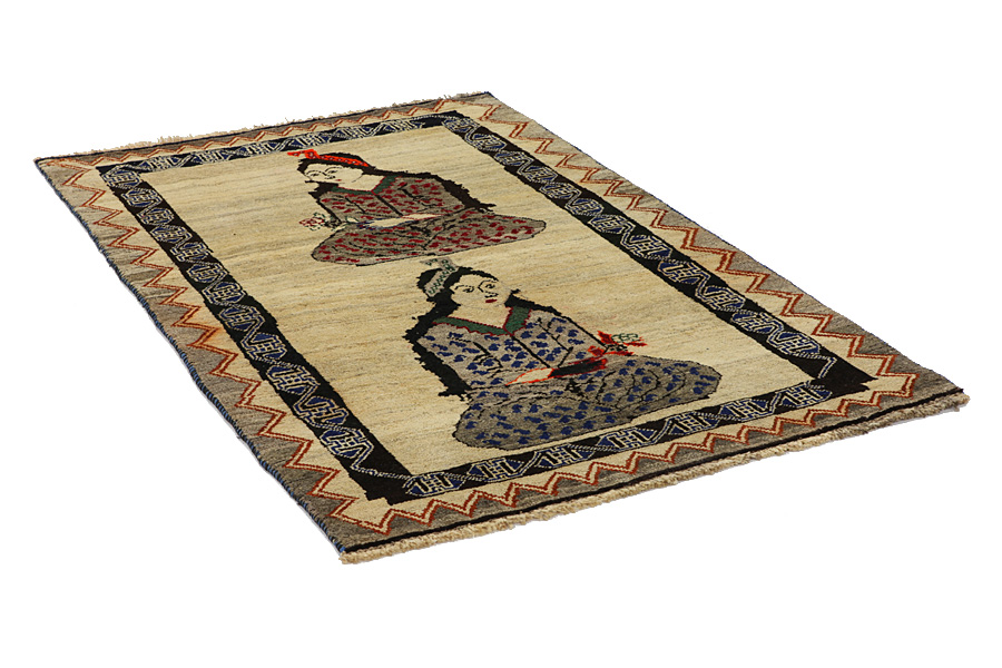 Gabbeh - Qashqai Perzisch Tapijt 203x117 - Afbeelding 1
