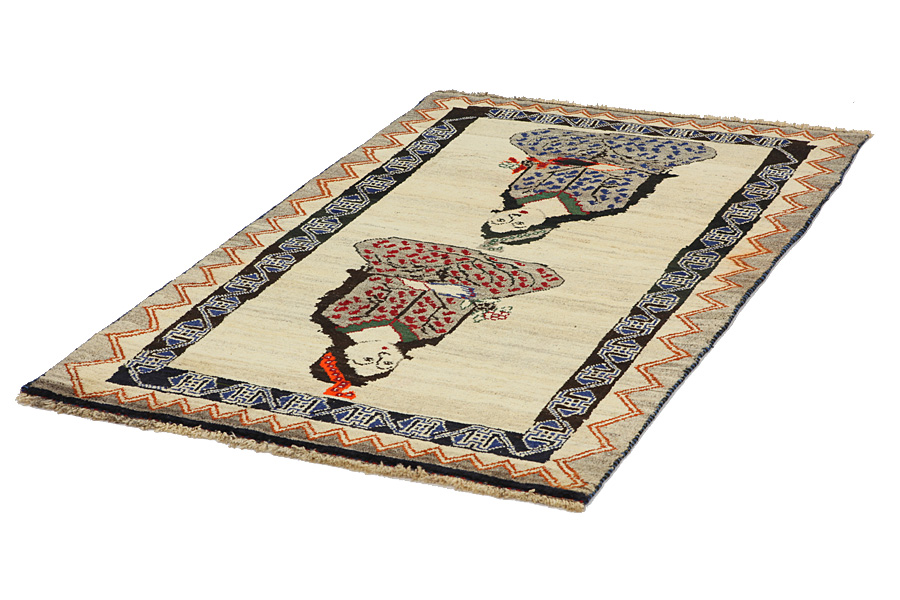 Gabbeh - Qashqai Perzisch Tapijt 203x117 - Afbeelding 2