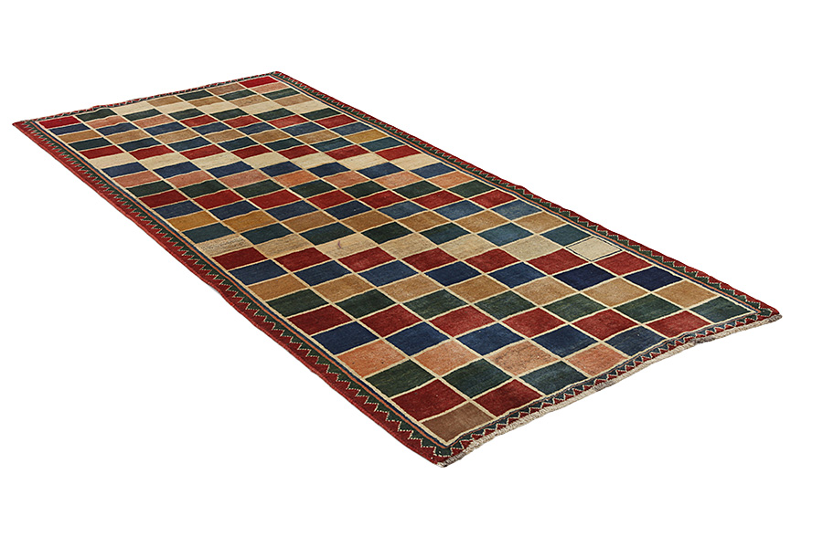Gabbeh - Bakhtiari Perzisch Tapijt 286x124 - Afbeelding 1